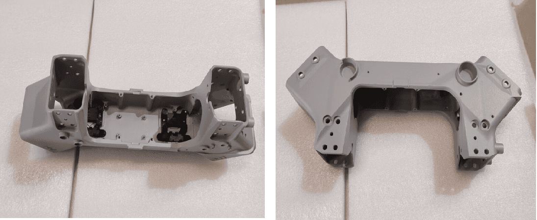 TUBO DE ALUMINIO DE ESTRUTURA INTERMEDIARIA (DIREITA) - T100